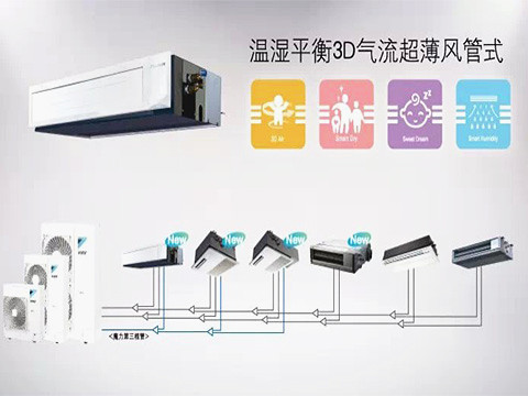 大金-溫濕平衡3D氣流超薄風(fēng)管式室內(nèi)機